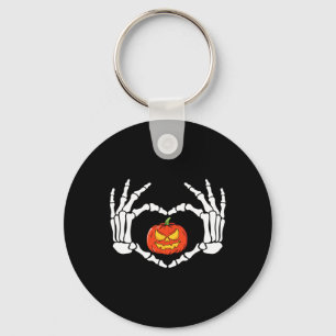 Handen Hart Teken Retro Halloween Kostuum Vrouwen  Sleutelhanger