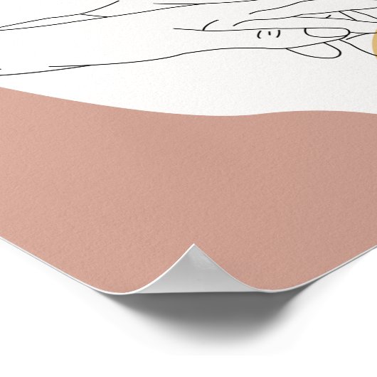 Handen houden poster (Hoek)