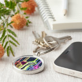 Handen in de lucht met ringen - Kleur Sleutelhanger (Zijkant)