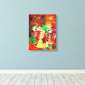 Handen in de tuin canvas afdruk (Insitu (Houten vloer))