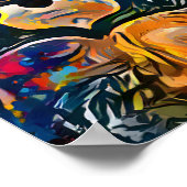 Handen in de vorm van een hartliefde poster (Hoek)