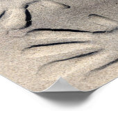 Handen in de zanden poster (Hoek)