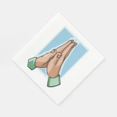 Handen in gebed servet (Hoek)