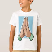 Handen in gebed t-shirt (Voorkant)