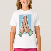 Handen in gebed t-shirt (Voorkant)