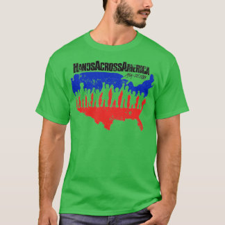 Handen in heel Amerika T-shirt