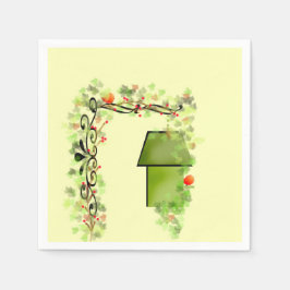 Handen in het Ivy Paper Napkins Servet