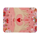 Handen In Liefde Teken Valentijn Magneet (Horizontaal)