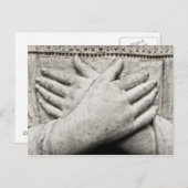 Handen in Prayer Briefkaart (Voorkant / Achterkant)