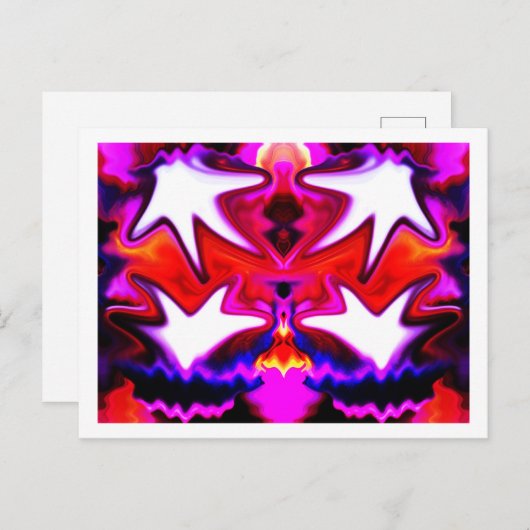 Handen-kunst Briefkaart (Voorkant / Achterkant)