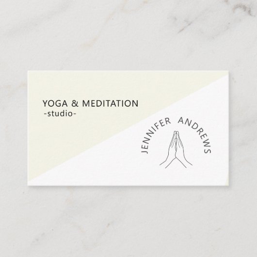 Handen Licht Groen Wit Visitekaartje (Voorkant)