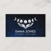 Handen - Maan - Moeder van Parelplein Visitekaartje (Voorkant)