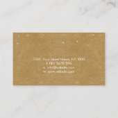 Handen - Maan - Moeder van Parelpleister en Zilver Visitekaartje (Achterkant)