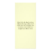 Handen masseren achteraan reclamekaart (Achterkant)