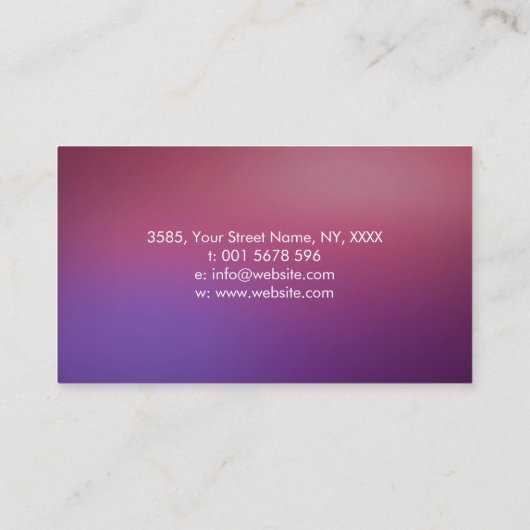 Handen - Mens - Moeder van Parelzaken C Visitekaartje (Achterkant)