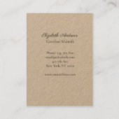 Handen met een baby -white dot-simpel-modern visitekaartje (Achterkant)