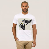 Handen met Mannen T-Shirt-Nainted Nails T-shirt (Voorkant volledig)