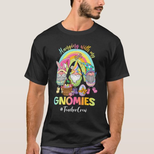 Handen met mijn docenten voor gnomen, de bemanning t-shirt (Voorkant)