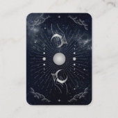 Handen met Moons Cosmos Astrology Tarot Visitekaartje (Voorkant)