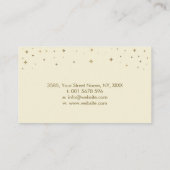 Handen - Monen - Visitekaartje met pasta-goud (Achterkant)