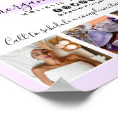 Handen & Moon Phase Massage Spa Salon Marketing Poster (Hoek)