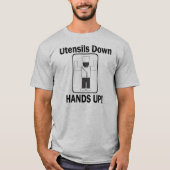 Handen omlaag t-shirt (Voorkant)