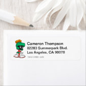 Handen op de heupen MARVIN THE MARTIAN™ Etiket (Insitu)