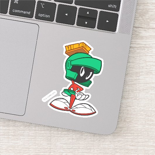 Handen op de heupen MARVIN THE MARTIAN™ Sticker (Detail)