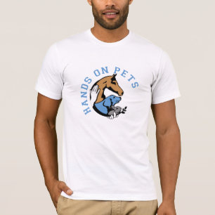 Handen op huisdieren t-shirt