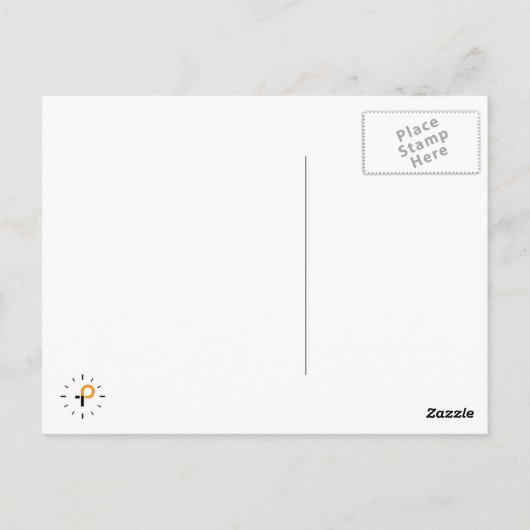 handen op je knieën ! briefkaart (Achterkant)