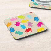 Handen over de hele wereld, onderzetter set (Linkerzijde)