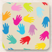 Handen over de hele wereld, onderzetter set (Voorkant)