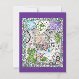 Handen over harten leeg Wenskaart Feestdagenkaart