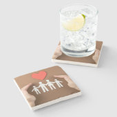 Handen & Papier Mensen Onderzetters ✋ (Zijkant)