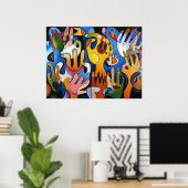 Handen Poster (Thuiskantoor)