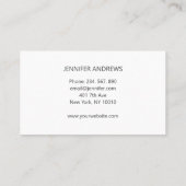 Handen Roze Wit Visitekaartje (Achterkant)