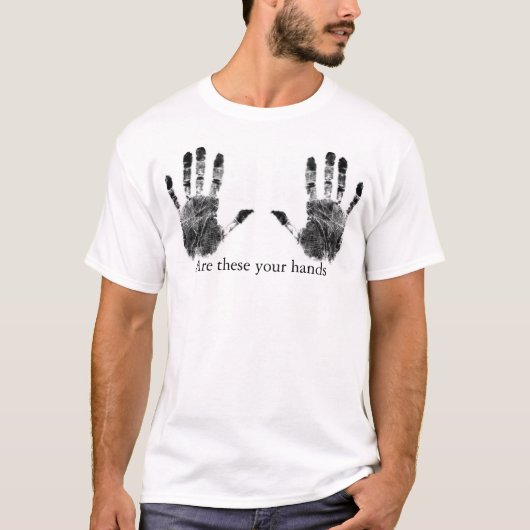 handen t-shirt (Voorkant)