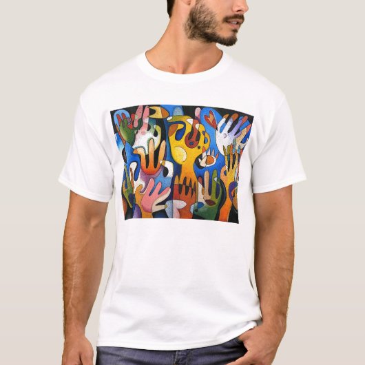 Handen T-shirt (Voorkant)
