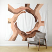 Handen Tapijt Wandkleed (In Situ (horizontaal))