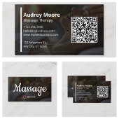 Handen Therapeut Massage Therapie Visitekaartje