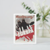 Handen uit! (1943)_Poster-Propaganda Briefkaart (Staand voorkant)