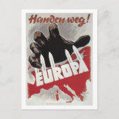 Handen uit! (1943)_Poster-Propaganda Briefkaart (Voorkant)