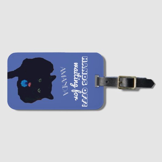 Handen uit! Acryl Bagagelabel (Voorkant (horizontaal))