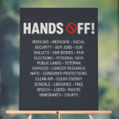 Handen uit acryl bord (Neutraal)