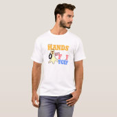 Handen uit de basis-T-shirt Sjabloon T-shirt (Voorkant volledig)