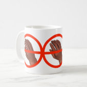 Handen uit! Dit is mijn Mok (Voorkant links)