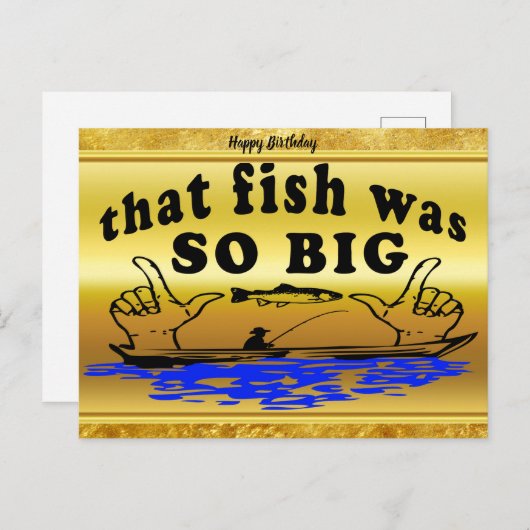 Handen uit elkaar, met een vis en een boot met wat briefkaart (Voorkant / Achterkant)