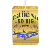 Handen uit elkaar, met een vis en een boot met wat luchtverfrisser (Achterkant)