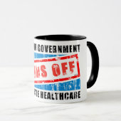 Handen uit gezondheidszorg mok (Voorkant rechts)