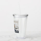 Handen uit! Ground Eekhoorn Wildlife Foto Acryl Drinkbeker (Links)